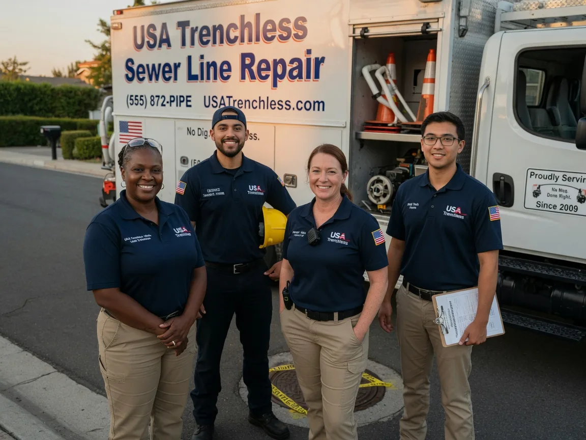 Sewer Line Repair company in Achille, OK